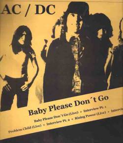AC-DC : Baby Please Don't Go (7'')